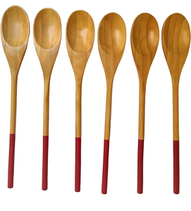 Cuchara de sopa de madera de nuevo diseño, mango largo, calidad admirable, color de madera natural, producto más exigente, cuchara de sopa de madera - Product Image 2