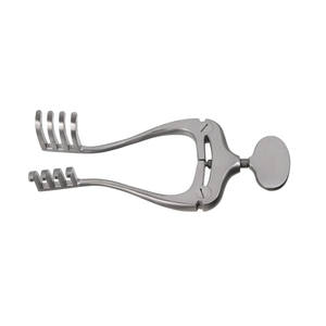 Jansen Mastoid Retractor, 4x4 Puntas, Blunt, 4 1/2 Soft Tissue Right Angle Retractor Instrumentos Quirúrgicos de Acero Inoxidable - Product Image 3