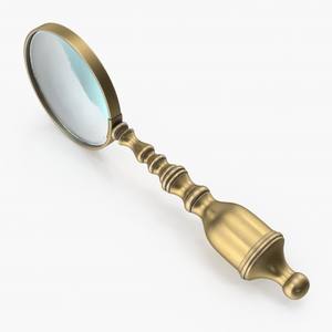 Loupe en aluminium de style édouardi, aide à la lecture à main, lentille optique, style nautique vintage, décoration artisanale, cadeau - Product Image 4