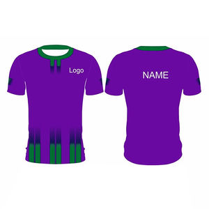 Elegante conjunto de uniforme de camiseta de fútbol de manga corta para adultos-100% poliéster camiseta de fútbol transpirable de secado rápido diseño personalizado - Product Image 2