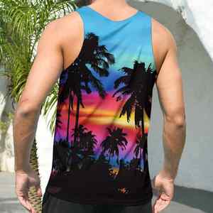 Nouveauté 2025 – Débardeurs Homme Grande Taille Tricotés Respirants Couleur Unie Sans Couture Séchage Rapide Spandex/Coton – Collection HIGH STREET - Product Image 2