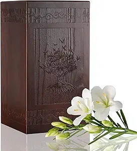 Handmade American-Style Modern Wooden Cremation <b>Urns</b> Male and Female Decorative Funeral Burial <b>Urns</b> - Product Image 6