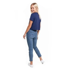 เสื้อยืดครอปสำหรับผู้หญิงเสื้อยืดครอปย้อนยุควินเทจ - Product Image 3