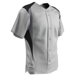 Maillot de baseball pour hommes, chemises unies à boutons, à manches courtes, uniforme hip hop actif pour les sports d'équipe, uniforme de baseball/softball - Product Image 2