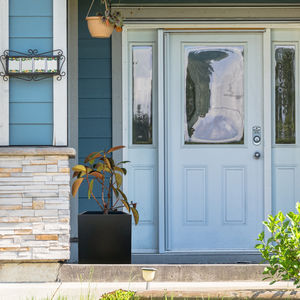 Jardinière carrée en acier galvanisé noir de 20 pouces, grande, en métal, pour intérieur/extérieur, pot de fleurs robuste avec revêtement en poudre pour la maison - Product Image 5