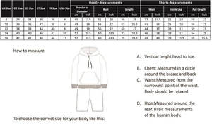 Conjunto de chándal con capucha corta personalizado unisex de peso pesado con logotipo impreso en color de contraste al por mayor para la temporada de invierno - Product Image 6