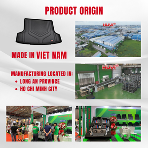 พรมปูพื้นรถยนต์ขนาด95x100ซม., Mitsubishi attrage TPE Viet Nam สีดำรับประกัน1ปี - Product Image 5