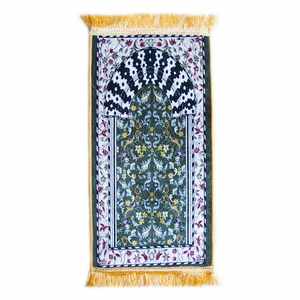 เสื่อรองสวดมนต์มีแผ่นรองกันลื่นสบายและน้ำหนักเบาสำหรับสวดมนต์ทุกวันที่บ้านหรือขณะเดินทางมุสลิม - Product Image 5