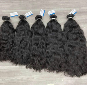 Vente 2025 Cheveux naturels bruts double trame tissée à la machine, ondulation naturelle du Vietnam, extensions de cheveux humains non traités, cuticule intacte - Product Image 2