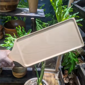 Plateau et assiette en bois écologiques PREMIUM - Légers, élégants, durables, classiques, pour les fêtes VIET FARGIMEX - Product Image 6