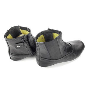 Calcetines de Hombre de Cuero Genuino con Suela Gruesa, Cierre de Cremallera, Térmicos, Transpirables, Ecológicos, con Patrón de Letras, Calzado Cómodo y Duradero - Product Image 4