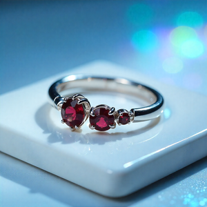 Joyería romántica, anillo chapado en oro rosa con forma de corazón de Plata de Ley 925 para mujer, regalo de boda - Product Image 6