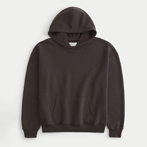 Alta calidad 500 GSM algodón grueso en blanco liso de peso pesado sudaderas con capucha de gran tamaño sin cuerda Unisex logotipo personalizado de talla grande sudaderas con capucha para hombres - Product Image 5