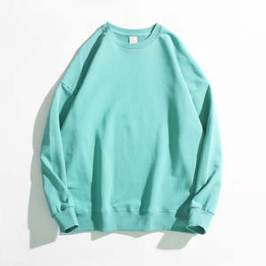 Sudadera de hombre con estampado de pantalla personalizado y cuello redondo de gran tamaño con logotipo personalizado de 500GSM de alta calidad - Product Image 6