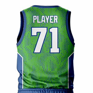 Maillots sans manches de vêtements de sport en polyester d'équipe de basket-ball avec ensemble d'uniformes de short ensembles de vêtements de basket-ball respirants pour adultes - Product Image 6