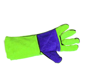 ถุงมือช่างเชื่อมออกแบบโลโก้ระบายอากาศได้ดี - Product Image 5