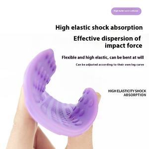 Espinillera con logotipo personalizado protección 2025 adultos nuevo elástico de silicona transpirable - Product Image 6