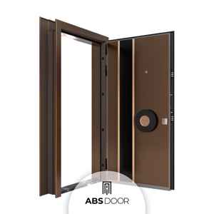 ทางเข้าประตูเหล็กอย่างมีสไตล์จากภายใน, ฉนวนกันความร้อนเสียงแบบแมนนวลสามารถออกแบบให้ทางเข้าโรงแรมอพาร์ทเมนต์วิลล่า - Product Image 2