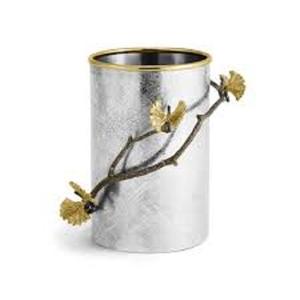 Soporte para cubiertos de utensilios de ginkgo con mariposa con borde dorado, la mejor calidad, diseño admirable, decoración de cocina, vajilla, soporte para cubiertos - Product Image 1