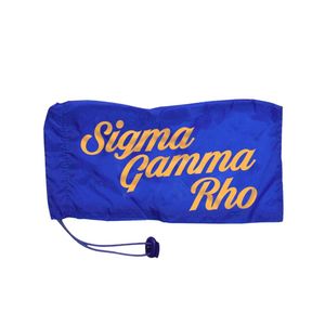Sigma แกมมา Rho sgrho แจ็กเก็ตแบบเบา, 100ฟ้าโพลีเอสเตอร์สีกรีกแขนตัวอักษรพูเดิ้ลแพทช์ windbreaker sorority - Product Image 2