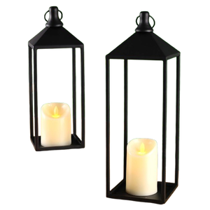 Lanterne à bougie en fer forgé de style antique, imperméable, faite à la main, écologique, pour Noël, mariage, patio, festival, vintage - Product Image 3