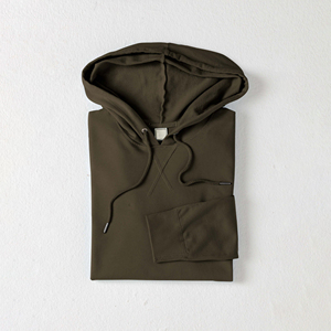 Sudadera con capucha con logotipo personalizado frontal sólido largo de invierno de peso pesado de alta calidad servicio OEM Unisex - Product Image 4