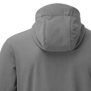 Veste d'hiver softshell pour homme, nouvelle mode, très vendue, avec logo personnalisé sur le devant, à capuche, coupe-vent et respirante - Product Image 6