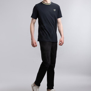 Algodón 100% de alta calidad, Camiseta deportiva de talla grande para hombre, ropa deportiva de alta calidad transpirable, camisetas Casuales - Product Image 4