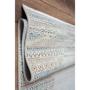 Tapis d'intérieur multicolore moderne HL007 de Netline Home Depot, 100 % polyester, anti-peluches, facile à nettoyer, durable pour la chambre à coucher et le bureau - Product Image 4