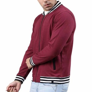 High Quality Customized Fashion Design 100%cotton High Street <b>Man</b> <b>Jackets</b> Lightweight Windproof Full Zip Baseball <b>Jackets</b> - Product Image 2
