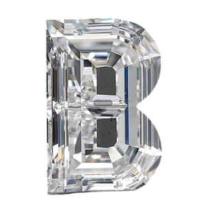 IGI certifié 1ct-4ct diamants cultivés en laboratoire en couleur DEF VVS/VS clarté processus CVD/HPHT lettres de diamant en vrac B cultivées - Product Image 1