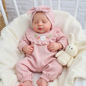 Poupée <span class=keywords><strong>Reborn</strong></span> en Vinyle Babeside Liya 20 Pouces, Bébé Réaliste Endormi, Modèle de Mode pour Filles, <span class=keywords><strong>Jouet</strong></span> DIY pour Collection, Cadeau - Product Image 6