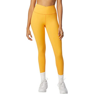 Women's High-Waisted Gym <b>Leggings</b> with Pockets New Mid-Waist Sports Yoga Pants for Ladies Sports <b>Leggings</b> - Product Image 5