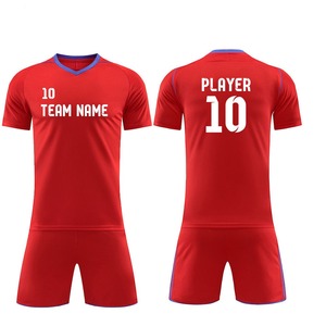 2023 maillots de football à sublimation personnalisés manches courtes vêtements d'équipe sportive Polyester maillot d'uniforme de football à séchage rapide pour adultes - Product Image 1