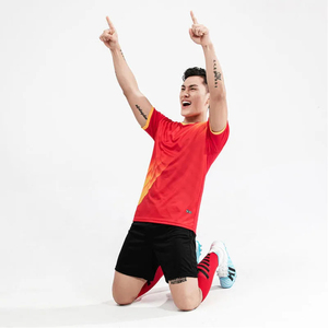 Camiseta personalizada de equipo de fútbol de Tailandia, camiseta de fútbol en blanco, uniforme de fútbol de secado rápido para hombres - Product Image 3