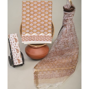 Elegante Conjunto de 3 Piezas de Salwar Kameez Tradicional Étnico Pakistaní para Mujer, Sin Costuras, Estampado Completo, Lino, para Fiestas de Verano e Invierno - Product Image 4