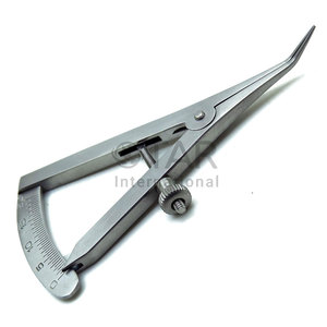 Calibrador de Castroviejo Dental Premium 0 20 mm en ángulo 3,25 "Instrumentos médicos de medición quirúrgica Dentistas Implante de ortodoncia - Product Image 1