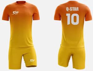 ชุดฟุตบอลน้ำหนักเบาออกแบบได้เองสำหรับสโมสรและกิจกรรมกีฬาที่มีรูปแบบและชื่อผู้เล่นที่แข็งแกร่ง - Product Image 6