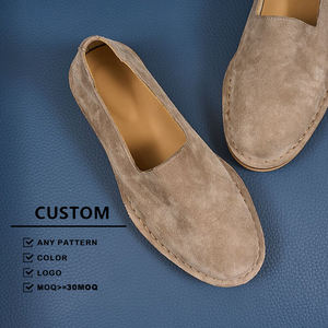 Nouvelles Chaussures Décontractées <span class=keywords><strong>Homme</strong></span> en Daim Véritable Italien, Mocassins en Velours de Marque, Qualité Supérieure, Style <span class=keywords><strong>Bateau</strong></span> Durable - Product Image 1