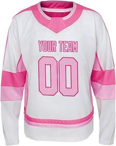 Custom Color Ice Hockey Jersey-Full Sleeve 100% Polyester Custom Printed Quick Dry & Eco-Friendly - Product Image 1