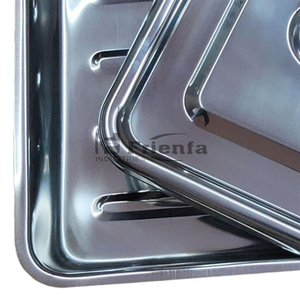 Plateau pour instruments de chirurgie médicale en acier inoxydable de style unique Plateau pour instruments d'impression de logo entièrement personnalisé - Product Image 5