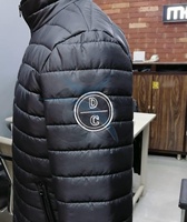 ORCAFITS Doudoune Tendance à Fermeture Éclair Coupe-Vent Décontractée Hiver Coupe Standard Matière Polyester Logo Manche Gauche