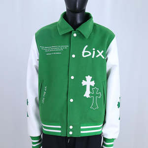 Chenille Embroidery Patches Wool <b>Winter</b> Jacket Streetwear Fashionable Men's Varsity Jackets Custom High Quality <b>Winter</b> Jacket - Product Image 1