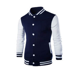 แจ็กเก็ตหนังผู้ชายสไตล์ออกแบบได้ตามต้องการสำหรับฤดูหนาวกลางแจ้งปักด้วยอักษรบอมเบอร์เบสบอล - Product Image 3