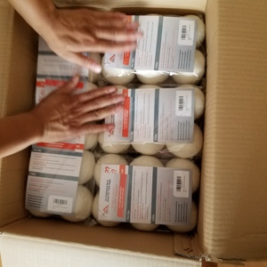 COMMIGLOW プレミアムホワイトオーガニック羊毛フェルト乾燥ボール 100%ウール ドライヤーボール 天然エコフレンドリー 洗濯機用洗濯ボール - Product Image 6