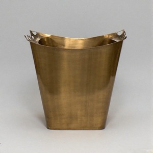 Poubelle en métal ChromeEdge Sleek avec revêtement antirouille pour maison cuisine restaurant salle de bain-pour la gestion des déchets de papier - Product Image 1