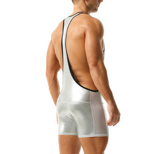 Nouveau design Service OEM Taille adulte Singulet de lutte entièrement personnalisé Polyester Spandex matériel fait Singlets de lutte - Product Image 3