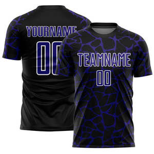 Camiseta de fútbol personalizada Unisex de alta calidad para adultos, uniformes de fútbol de secado rápido, nombres personalizados, números, ropa fabricada - Product Image 4