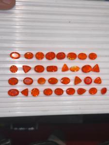 อัญมณีโอปอลเอธิโอเปียธรรมชาติที่ไม่ซ้ำกัน2-4กะรัตสีส้มสะดุดตาตัดรูปไข่สั่งซื้อขั้นต่ำ100กะรัตอัญมณีหลวม - Product Image 5