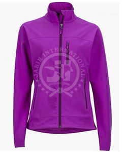 OEM al por mayor de las mujeres chaqueta de concha suave cómoda de alta calidad con logotipo personalizado transpirable de punto de diseño al mejor precio - Product Image 1